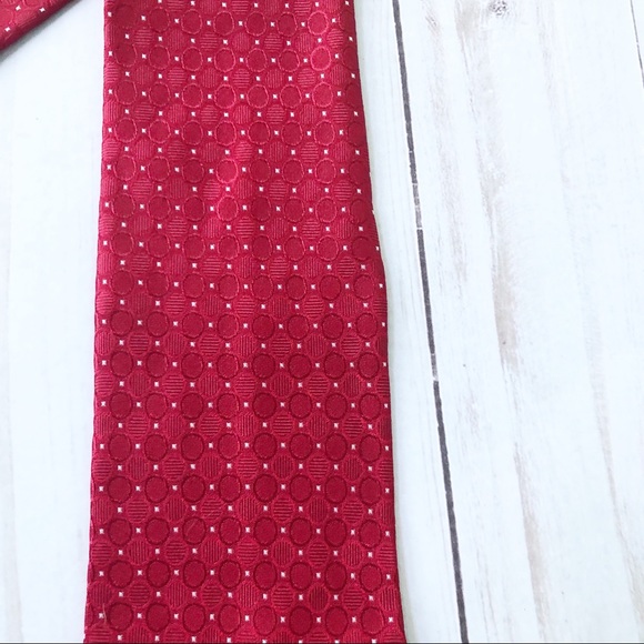 Nicole Miller Silk Red Tie - Picture 4 of 5